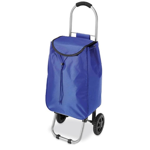 Whitmor lightweight BLUE Rolling Bag Cart - Picture 1 of 15